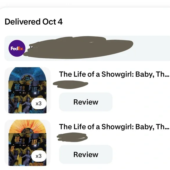 Taylor Swift The Life Of A Showgirl Baby That´s Show Business Vinyl Media